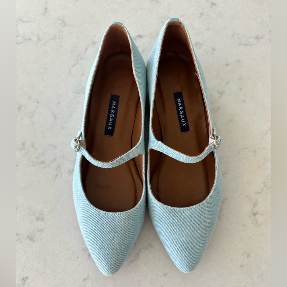 Margaux Mary Jane Flats Denim 37.5